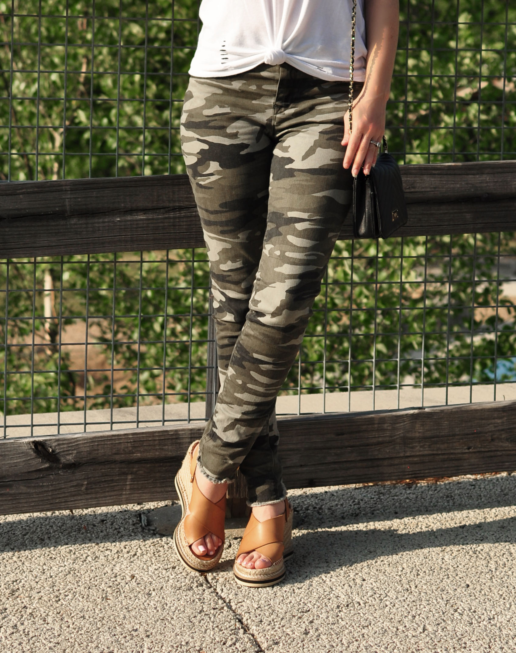 Express Camo Skinny Jeans - Style Blogger Erica Valentin