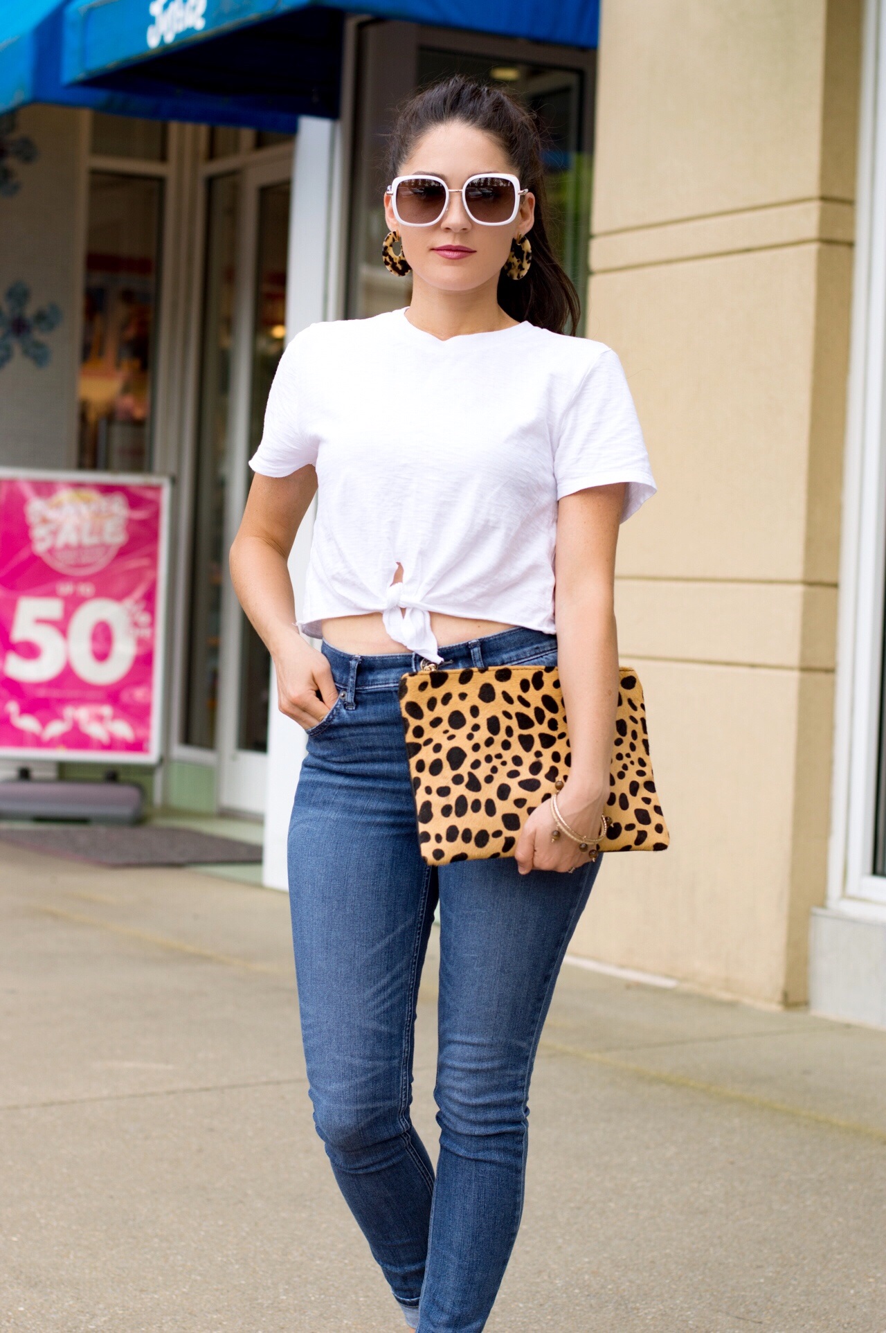 Leopard BP Clutch Bag | Atlanta Style Blogger Erica Valentin