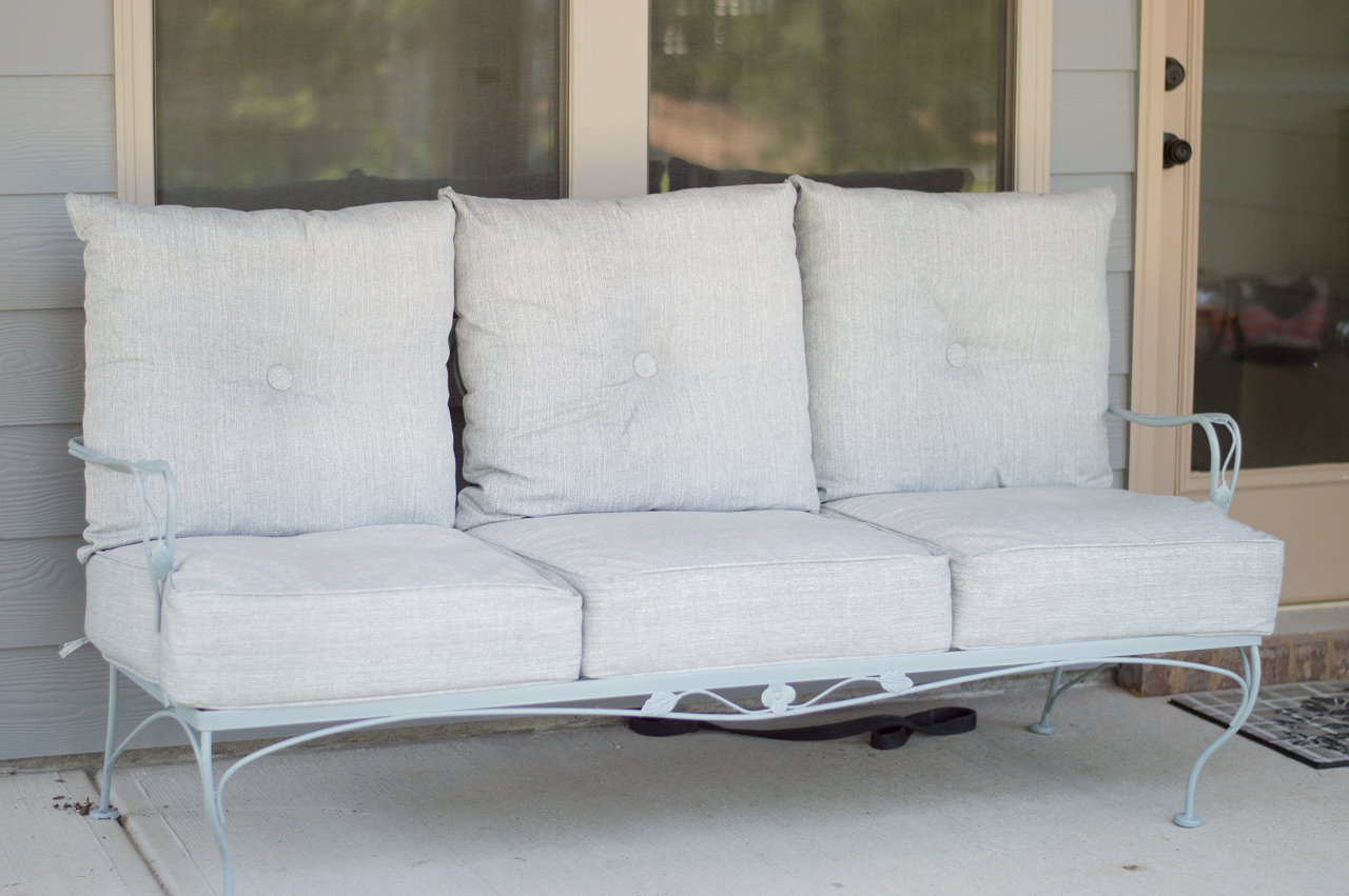 DIY Patio Furniture Makeover | by Atlanta Style Blogger Erica Valentin