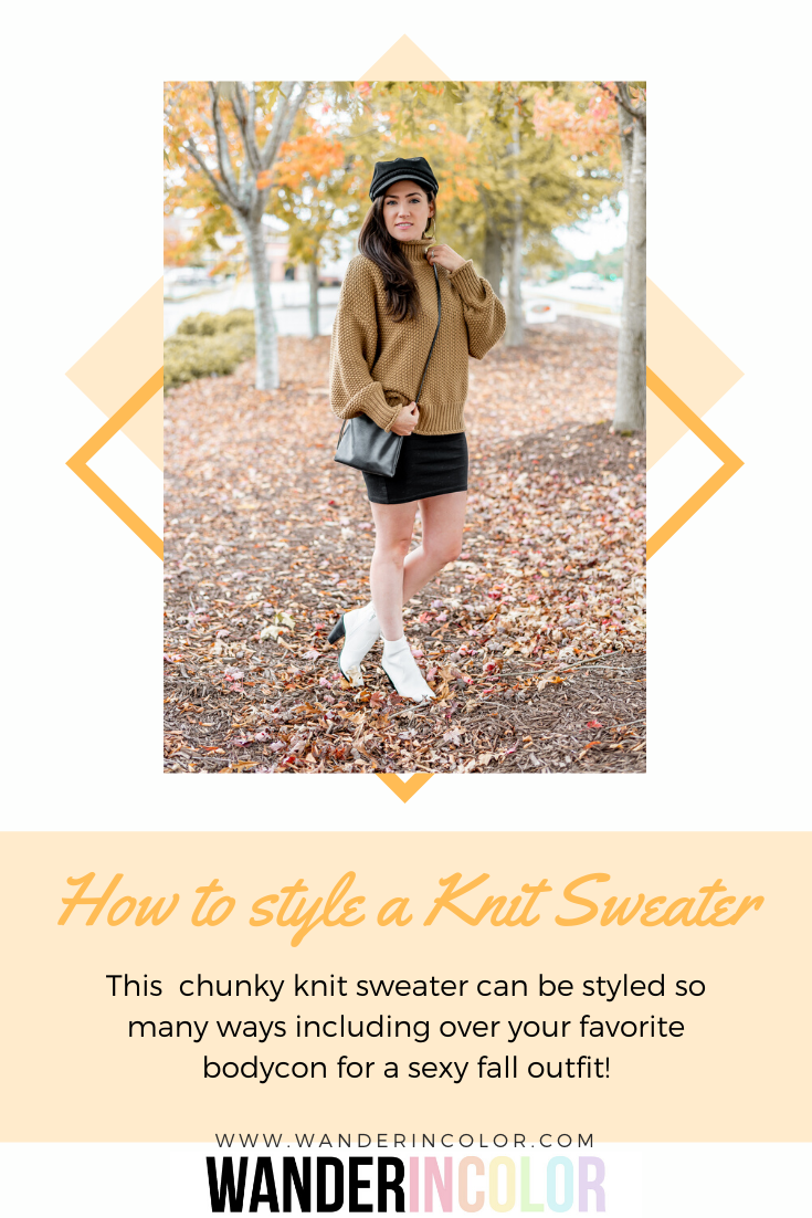 How to style a knit sweater, fall amazon finds, fall outfit ideas, fall outfit inspo, bodycon dress for fall, fall date night outfits