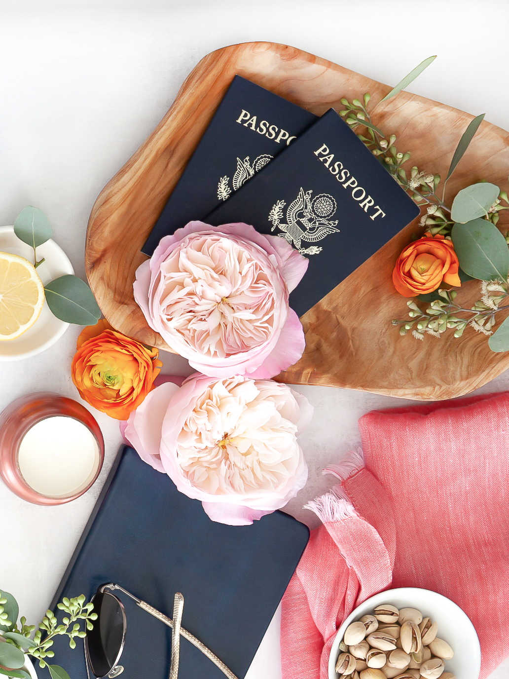 passport, travel, styled stock photo, travel blog, travel bloggers